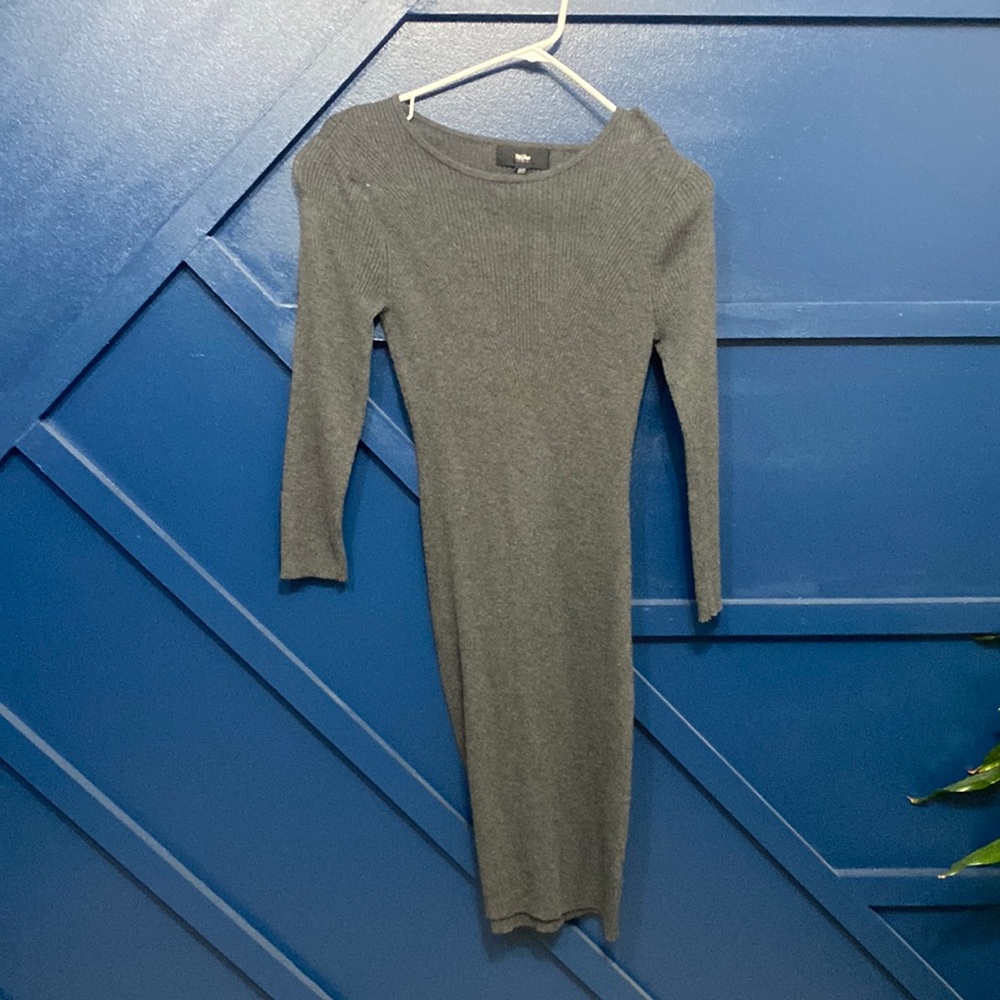 Massimo grey sweater dress